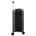 vidaXL Kufor so zámkom Tmavo šedá 34 x 23 x 55.5 cm ABS plast