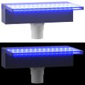 vidaXL Vodopádový prepad s RGB LED diódami akryl 30 cm