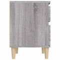 vidaXL Nočné stolíky 2 ks sivý dub sonoma 40x35x50 cm