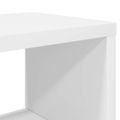 vidaXL Štúdiový stôl Biela 152 x 42,5 x 36 cm Kompozitné drevo