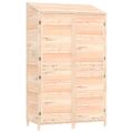vidaXL Záhradná kôlňa 102x52x174,5 cm masívne jedľové drevo