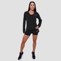 Dámske bežecké šortky 2in1 Pulse Black - GymBeam, veľkosť S, veľkosť oblečenia S