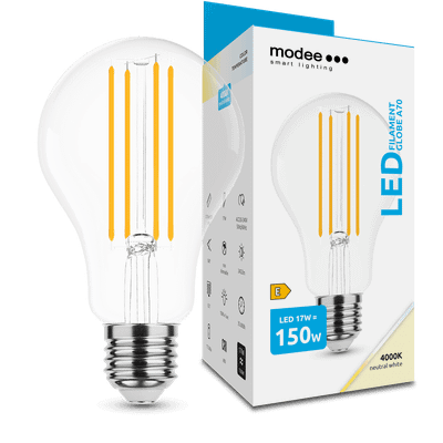 Modee Smart Lighting LED Filament Globe žiarovka E27 17W neutrálna biela (ML-A70F4000K17WE27)