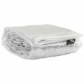 vidaXL Priehľadná plachta s okami 5x8 m PVC