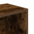 vidaXL Knižnica dymový dub 31x24x102 cm kompozitné drevo