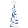 vidaXL LED vianočný stromček s ozdobami 100 LED teplá biela 150 cm