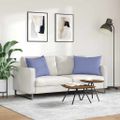 vidaXL Vankúše na pohovku 2 ks látka Modrá džínovina 70 x 50 cm