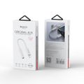 Yesido audio kábel YAU44 lightnig/3,5mm aux samica 30CM biely