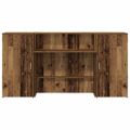 vidaXL Recepčný stôl staré drevo 200x50x103,5 cm kompozitné drevo