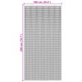 vidaXL Dverová záclona proti hmyzu rôzne farby 200 x 100 cm Bambus