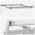 vidaXL Automaticky zaťahovacia markíza antracit a biela 300x250 cm