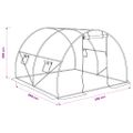 vidaXL Skleník 9 m² 300x300x200 cm