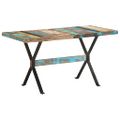 vidaXL Jedálenský stôl 140x70x76 cm, recyklovaný masív