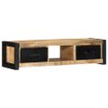 VidaXL TV skrinka 100x30x25 cm Masívne hrubé drevo Mango