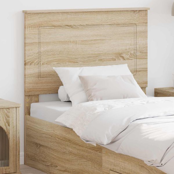 vidaXL Zadné čelo Sonoma dub 100 cm Konštruované drevo