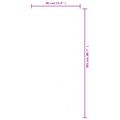 vidaXL Posuvné dvere ESG sklo a hliník 90x205 cm čierne