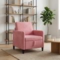 vidaXL Sofa s úložným priestorom Ružová 72 x 78 x 87 cm Polyester