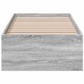 vidaXL Rám postele na podlahe Sivý Sonoma 80 x 200 cm Kompozitné drevo