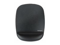 Cushioned Gel Mouse Pad w/ Palm Rest - Podložka pre myš s vankúšikom pre zápästie - čierna - kompatibilná s TAA