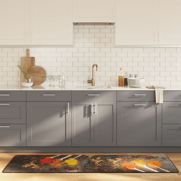 vidaXL Kuchynský koberec viacfarebný 60x180 cm umývateľný