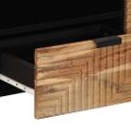 vidaXL TV skrinka Hnedá 105 x 33,5 x 46 cm Masívne mango drevo