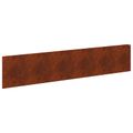 vidaXL Obrubník trávnika 10 ks 100 x 22 cm Oceľ Hrdzavý