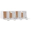 vidaXL Nástenné skrinky 2 ks biele 80x35x36,5 cm spracované drevo