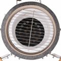 vidaXL Kamado gril s udiarňou keramika 33 cm
