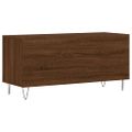 vidaXL Skrinka na platne hnedý dub 100x38x48 cm kompozitné drevo
