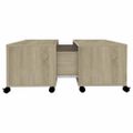 vidaXL Konferenčný stolík dub sonoma 75x75x38 cm drevotrieska
