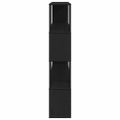 vidaXL Zostava TV skriniek 100 x 24 x 124,5 cm Čierny dub