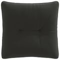 vidaXL Vankúš na chrbát PUTTEN 100% polyester Čierna 40 x 40 x 10 cm