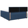 vidaXL Posteľ boxspring s matracom Modrá 180 x 200 cm Látka