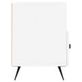 vidaXL TV skrinka biela 80x36x50 cm spracované drevo