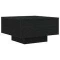 vidaXL Čierny dub 55 x 55 x 31 cm Kompozitné drevo
