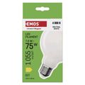 LED žiarovka Filament G95 / E27 / 7,8 W (75 W) / 1055 lm / neutrálna biela