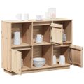 vidaXL Komoda 110,5x35x80 cm borovicový masív