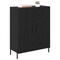 vidaXL Servírovacia skriňa Čierny dub 69,5 x 34 x 90 cm