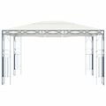 vidaXL Altánok s LED reťazou 400x300 cm, krémový