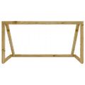 vidaXL Futbalová bránka so sieťou 120x60x80 cm, impregnovaná borovica