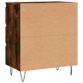 vidaXL Komoda dymový dub 60x35x70 cm spracované drevo