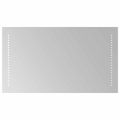 vidaXL Zrkadlo do kúpeľne s LED Priehľadná 70 x 40 cm tvrdené sklo