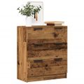 vidaXL Komoda staré drevo 60x30x70 cm kompozitné drevo