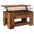 vidaXL konferenčný stolík Old Wood 79x49x41 cm Konštrukčné drevo