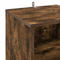 vidaXL Skrinka na gramofónové platne Dymový dub 38 x 33 x 61 cm