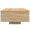 vidaXL konferenčný stolík s LED osvetlením dub sonoma 85x55x31 cm