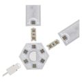 GoSmart LED svietidlo Lines čierne, 9 častí, 34 W, RGBIC stmievateľné, WiFi