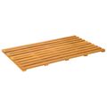 vidaXL Kúpeľňová predložka Hnedá 80 x 48 x 2,5 cm Pevné akáciové drevo