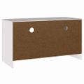 vidaXL TV skrinka Drammen Biela 99 x 43 x 55 cm Borovicový masív