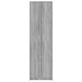vidaXL Šatník do chodby sivý dub sonoma 55x25x189 cm spracované drevo
